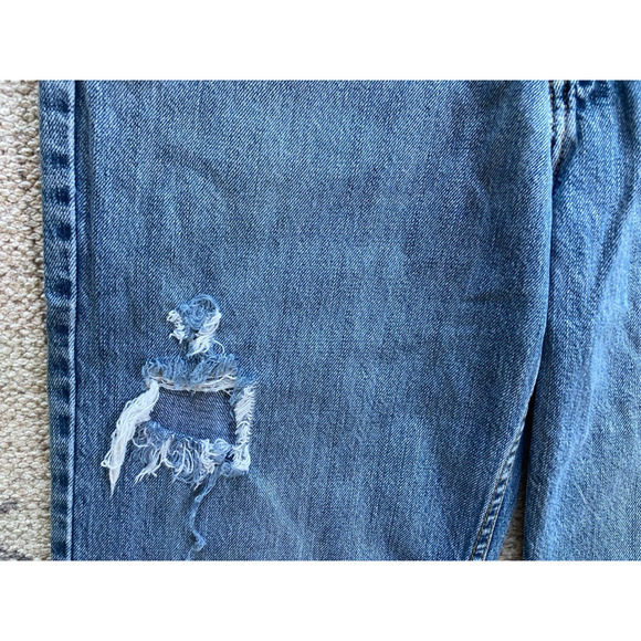 VTG Men's Sz 31x32 ANCHOR BLUE Jeans Relaxed Fit Y2K Grunge Pants - Picture 7 of 8